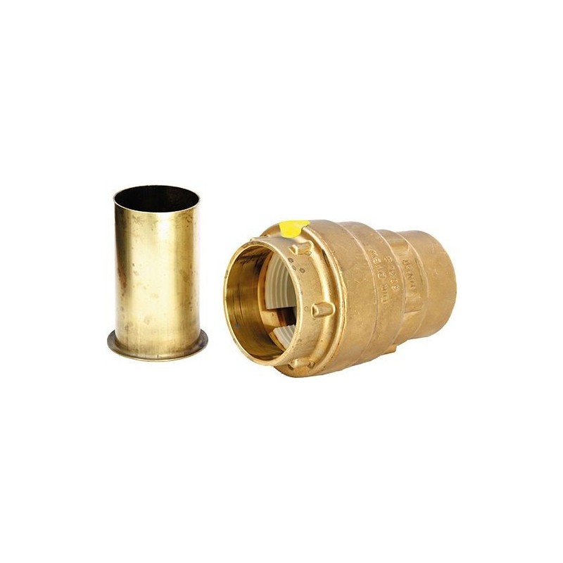 VSH raccord PE-push gaz + bague renforcement 2"F-63mm