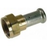 Henco raccord mobile avec joint à sertir 16mm-3/4"F laiton