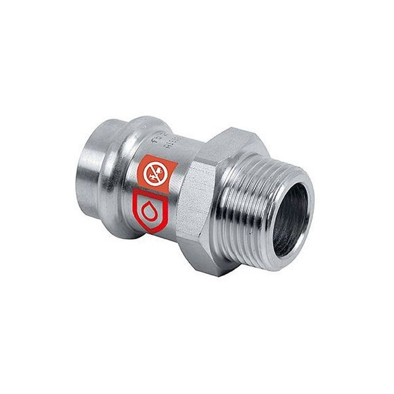 Frabo raccord M 22mm-4/4" acier carbone