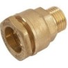 General Fittings raccord droit pour HDPE 25mm-3/4"M