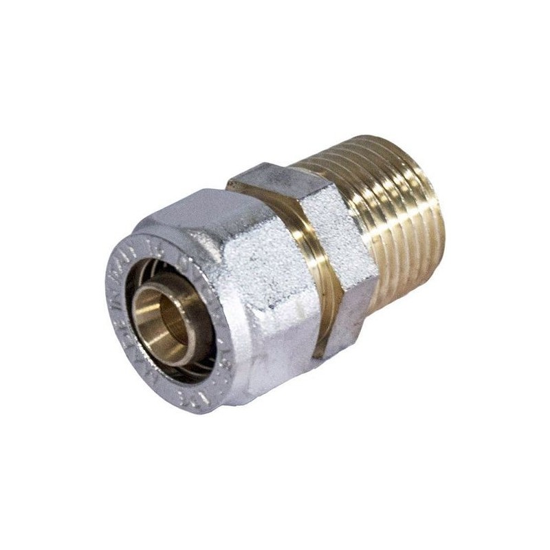 Henco raccord à serrer ALUPEX 20mm-3/4"M