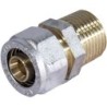 Henco raccord à serrer ALUPEX 20mm-3/4"M