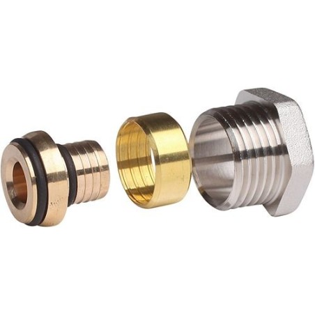 Danfoss raccord à compression tube alupex 1/2"M-16x2mm