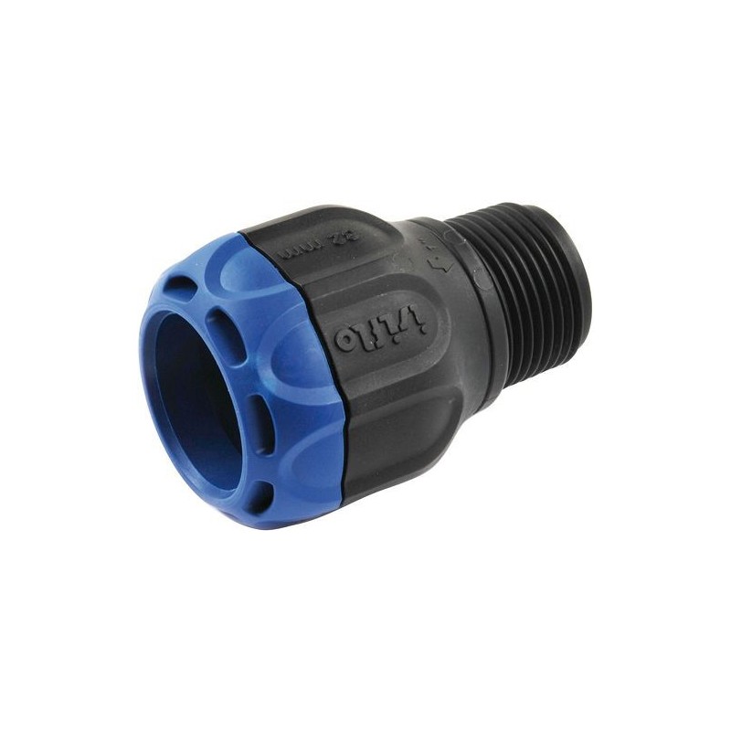 Eupen ISIFLO raccord droit pour HDPE 20mm-1/2"M