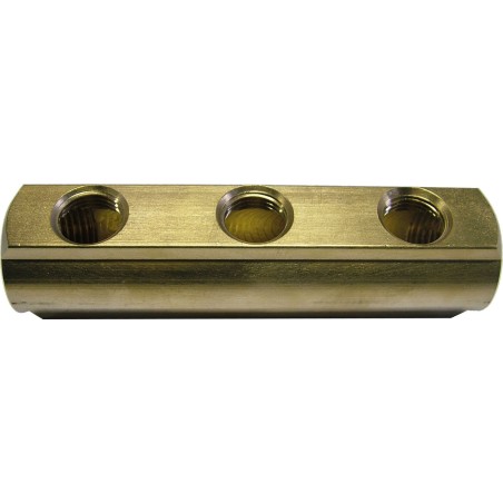 Laiton collecteur 4/4"Ff 9x1/2"+3/8"