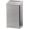 C&c poubelle a clapet santral 50L coloris inox brossage