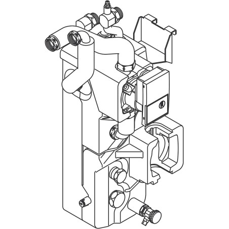 Vaillant raccord pour setL10 groupe de pompe