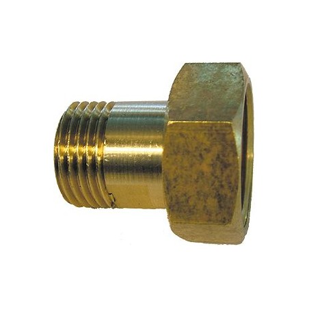 Raccord laiton pour compteur d'eau FM 6/4"-5/4"