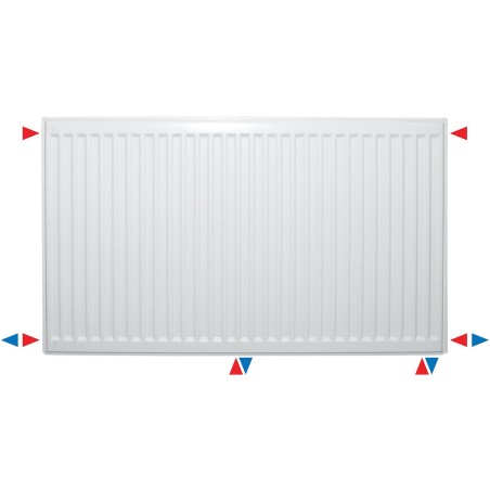 Radiateur UNI.8 type 33 hauteur 900 largeur 1600 puissance 5258W