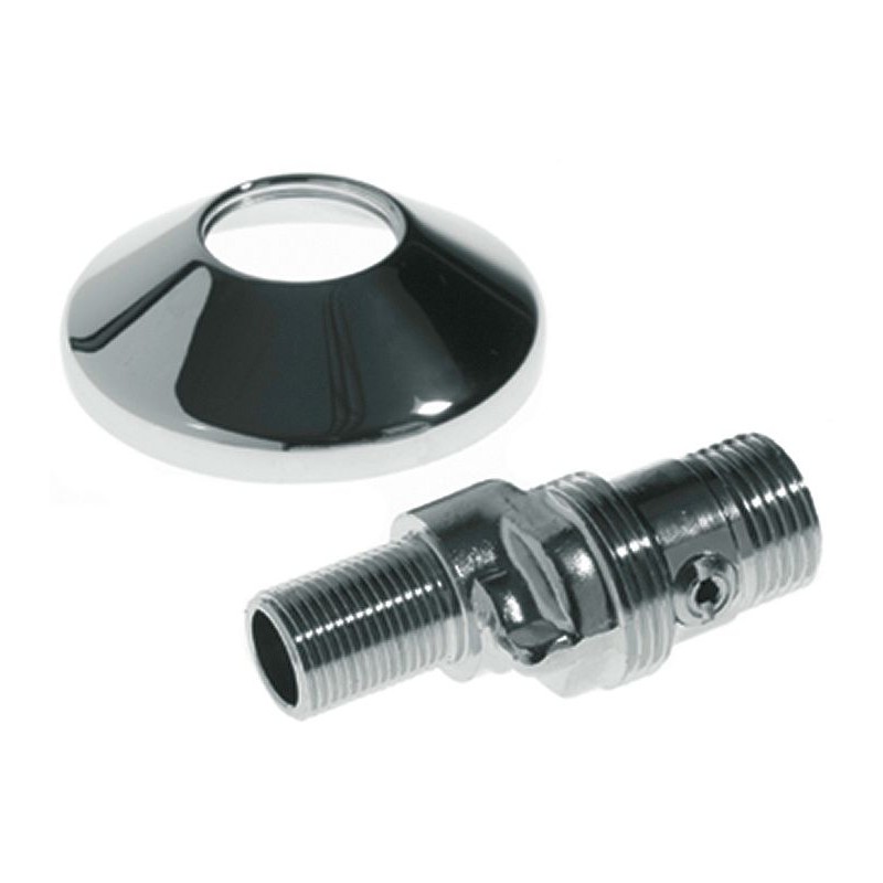 Comap raccord S fermable 3/4"-1/2" coloris chrome