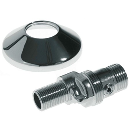 Comap raccord S fermable 3/4"-1/2" coloris chrome