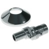 Comap raccord S fermable 3/4"-1/2" coloris chrome