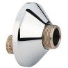 Grohe raccord S 1/2"-1/2"coloris chrome