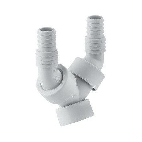 Geberit raccordement double machine à laver