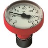 Giacomini thermomètre pour vanne à sertir coloris rouge