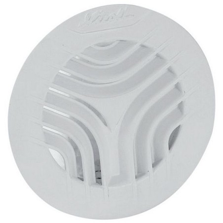 Nicoll grille ronde  pour tube pvc 110mm blanche +moustiquaire