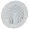 Nicoll grille ronde  pour tube pvc 110mm blanche +moustiquaire