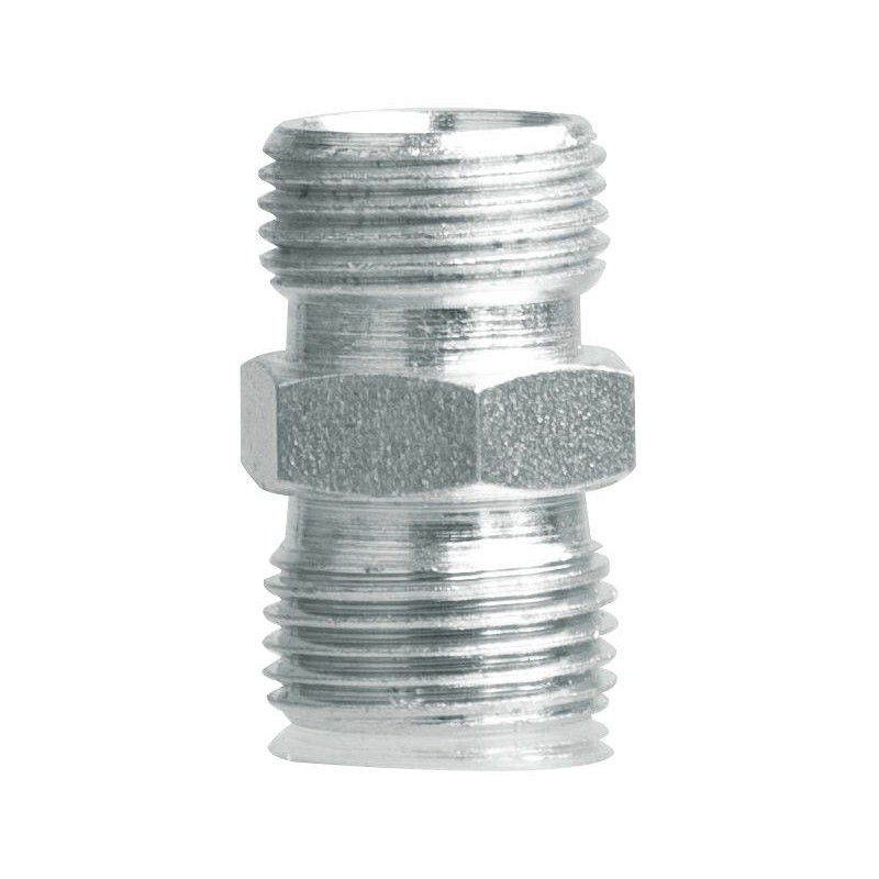 Euro-index mamelon pour flexible mazout 1/4"CON x 1/4"CYL