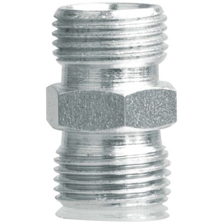 Euro-index mamelon pour flexible mazout 1/4"CON x 1/4"CYL