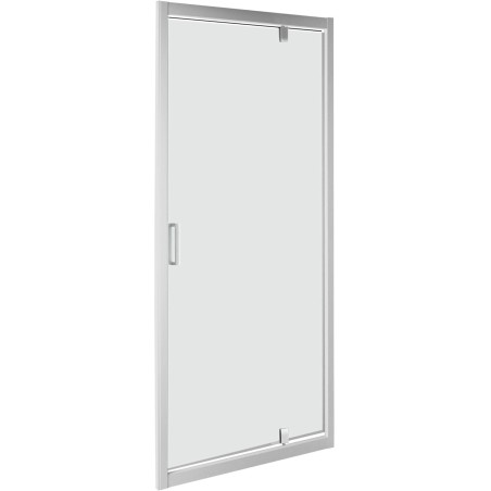 Porte pivotante STEP 75-79 h190 aluminium-clair