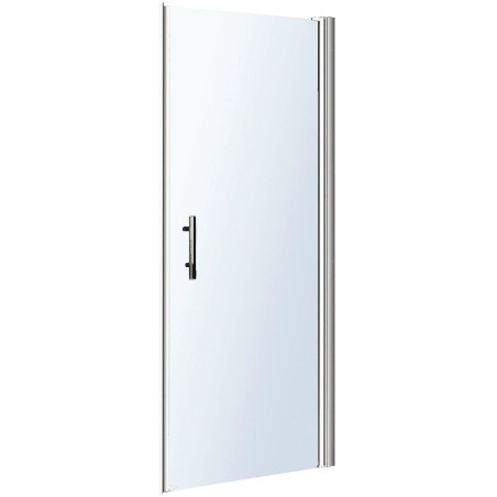 Porte pivotante MISTRAL niche:84-90/angle:86-92 h190 argent-clair