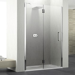 Porte pivotante LIFT 87-90 h 195 droite chrome-clair