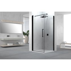 Porte pivotante angle SWING 77-79 h200 chrome-clair