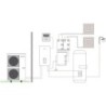 Panasonic pompe à chaleur air/eau Aquarea T-CAP BI-bloc 2 zones + ECS 12KW