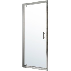 Porte pivotante TWIST 76-82 h195 chrome-clair