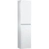 Colonne haute Molto 2 portes gauche/droite 40cm coloris poudre blanc