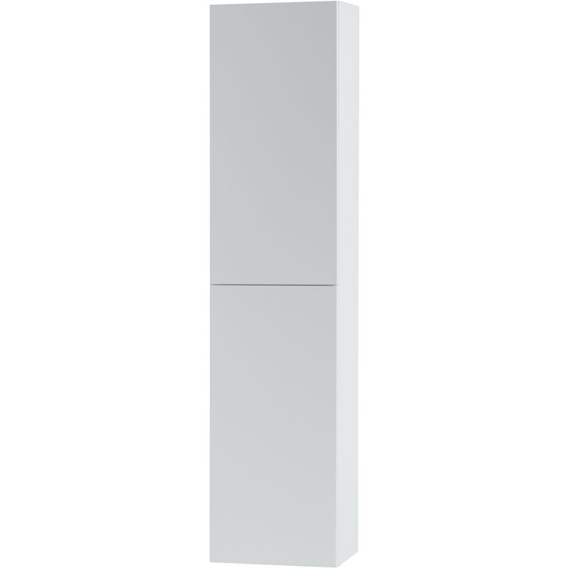 Colonne haute Puro 2 portes push-open 40cm coloris blanc satin