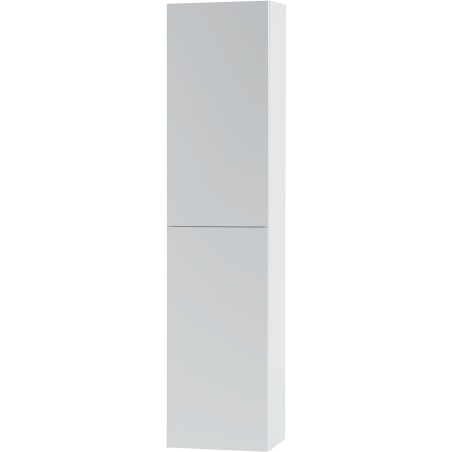 Colonne haute Puro 2 portes push-open 40cm coloris blanc satin