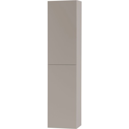 Colonne haute Puro 2 portes push-open 40cm coloris gris satin