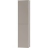 Colonne haute Puro 2 portes push-open 40cm coloris gris satin