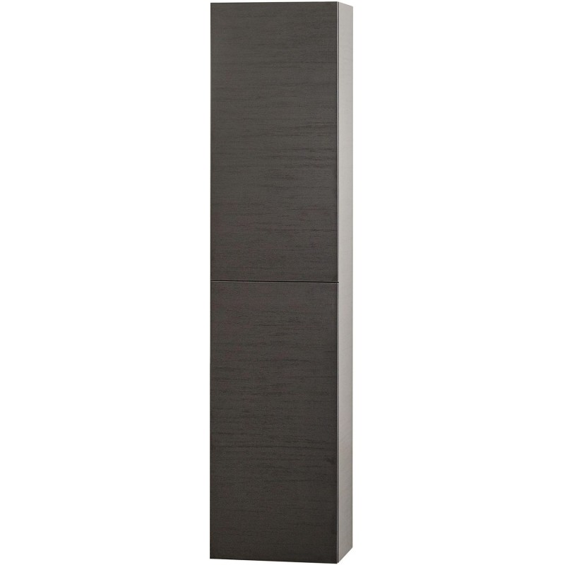 Colonne haute Puro 2 portes push-open 40cm coloris wenge