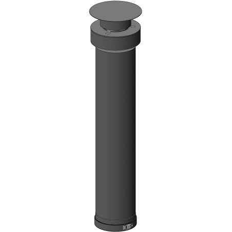 Poujoulat Terminal verticale inox multi+ 1m 110/160mm