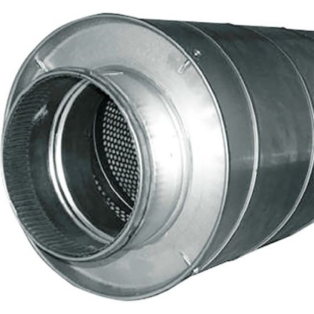 Dispositif d'insonorisation galva pour canal de ventilation 125mm 90cm