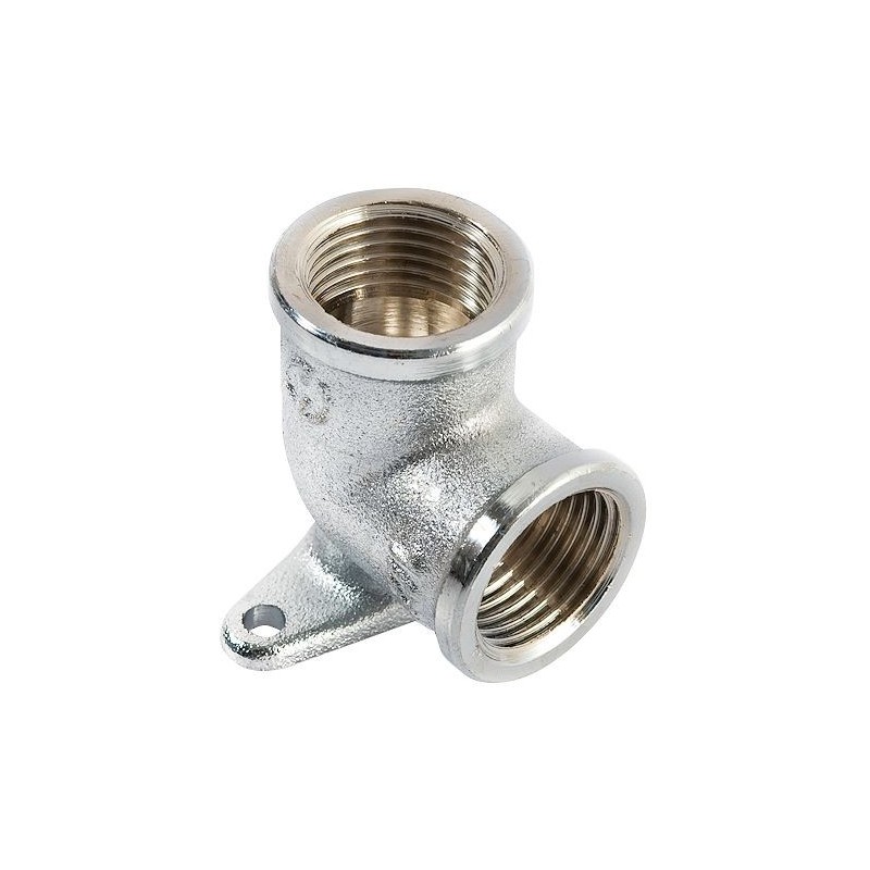 General Fittings culasse filete laiton 1/2"f-1/2"f chrome