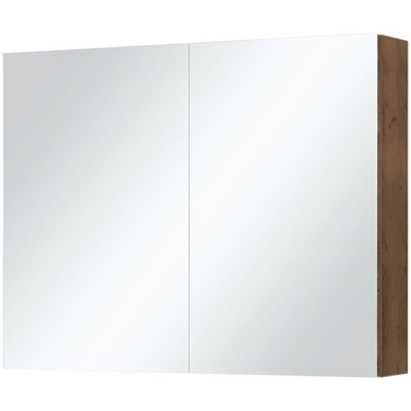 Armoire toilette Ice 80cm chene gris