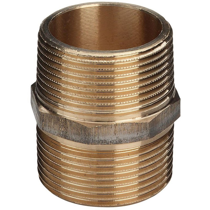 Viega mamelon double bronze 1/2"MM