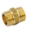 General Fittings mamelon double fileté laiton 1/2"M-1/2"M