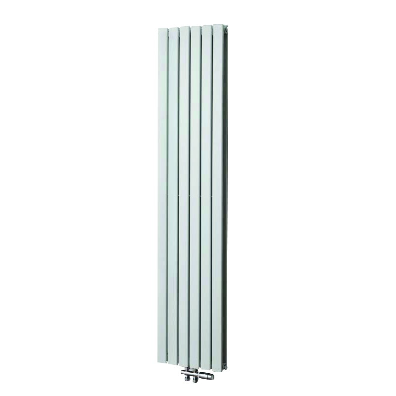 Radium radiateur vertical carré coloris blanc avec raccordement central 1800x500 mm 2830W