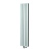 Radium radiateur vertical carré coloris blanc avec raccordement central 1800x500 mm 2830W