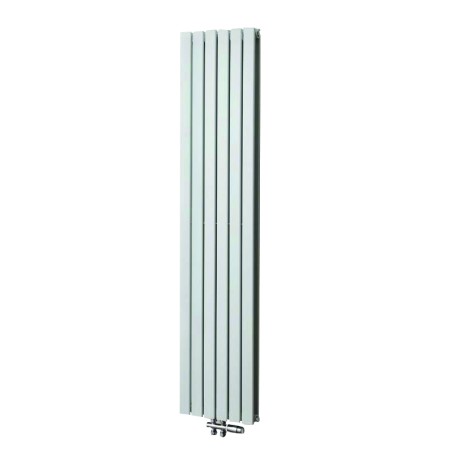 Radium radiateur vertical carré coloris blanc avec raccordement central 1800x600 mm 3481W