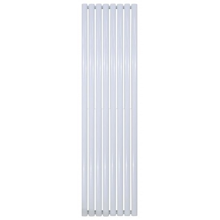 Radium radiateur vertical oval coloris blanc avec raccordement central 1800x480 mm 1837W