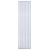 Radium radiateur vertical oval coloris blanc avec raccordement central 1800x480 mm 1837W