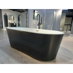 Vanity baignoire autoportante acrylique noir 1800X800X600