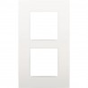 Niko Plaque de recouvrement (60mm) double vertical, blanc