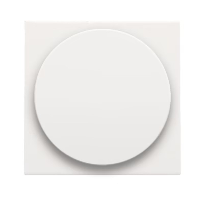 Niko Plaque centrale pour variateur à bouton rotatif universel, blanc