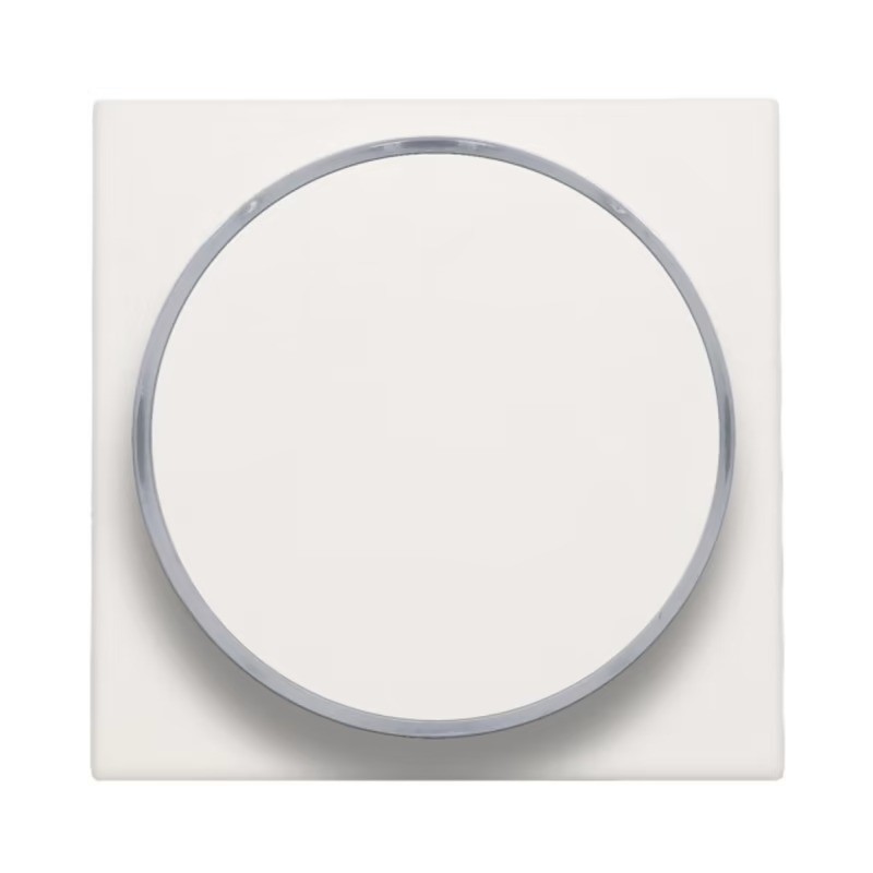 Niko Manette avec anneau translucide pour bouton poussoir 6A, blanc